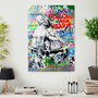 Wallity UV-721 Cuadro Decorativo en Vidrio Templado Multicolor 70 x 100 cm